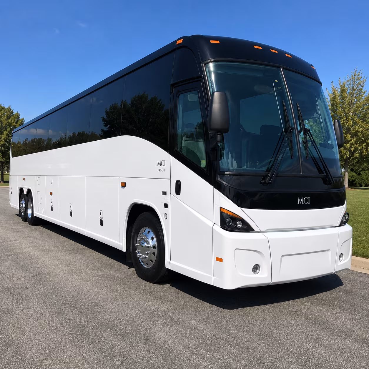 topeka charter bus services exterior